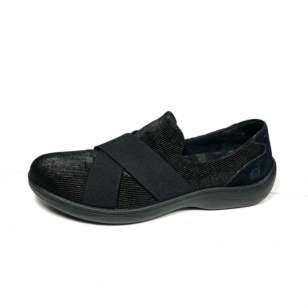 Born Banshee Sneakers Womens Size 11M‎ Triple Black Slip On Comfort